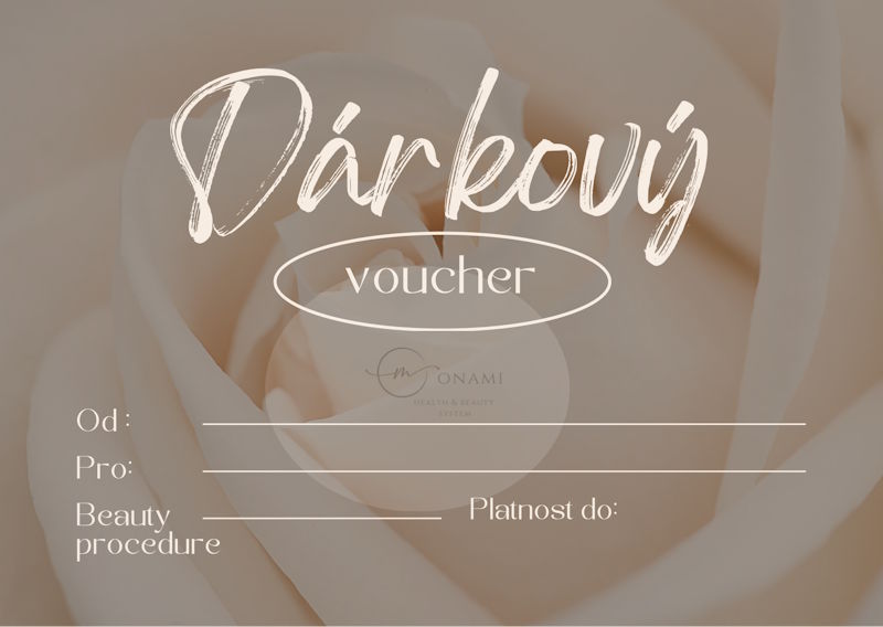 Dárkový poukaz Monami Care